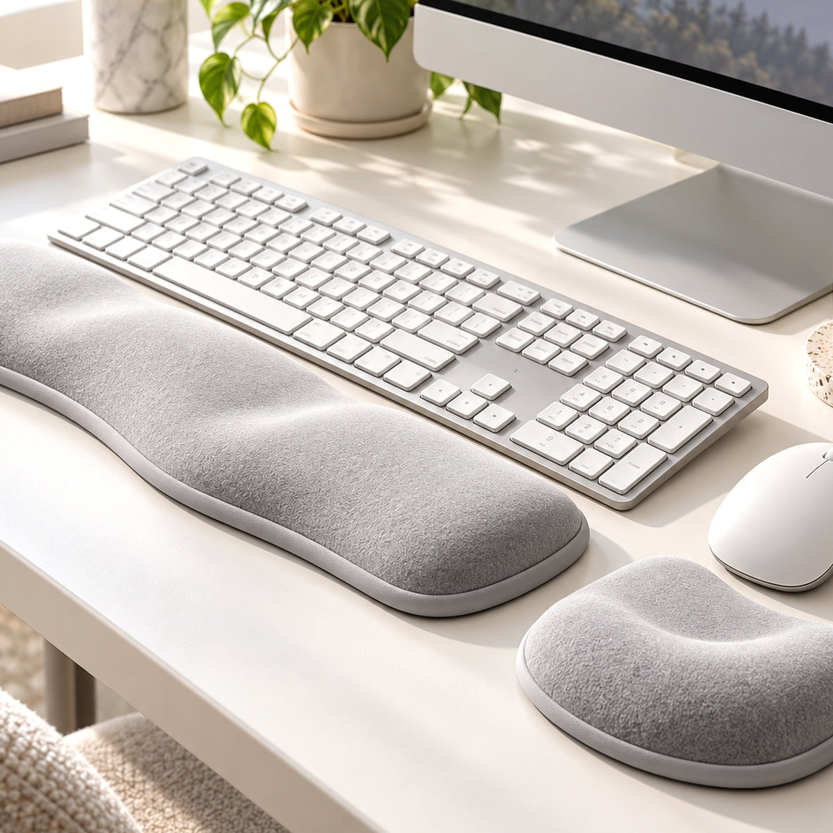 Glowverixa™ ErgoCloud Memory Foam Wrist Rest Set