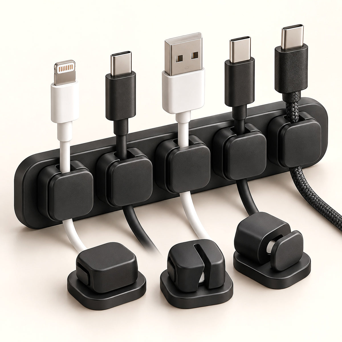 Glowverixa™ CableFlow Magnetic Cable Management Set