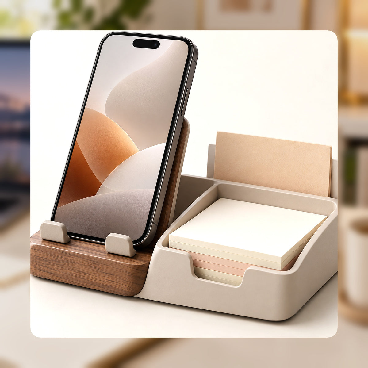 Glowverixa™ NoteDock Desktop Memo & Phone Stand