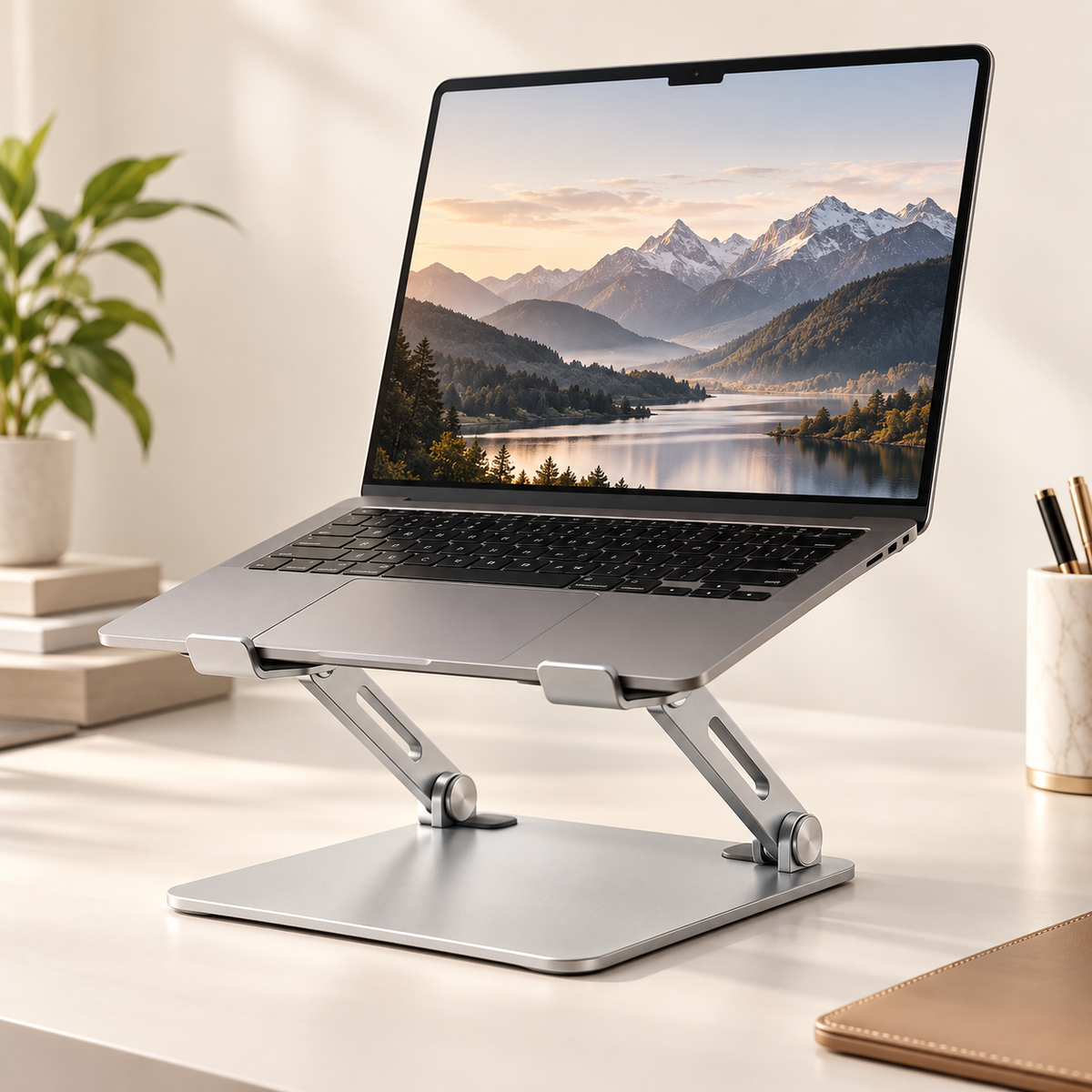 Glowverixa™ FlexRise Adjustable Laptop Stand