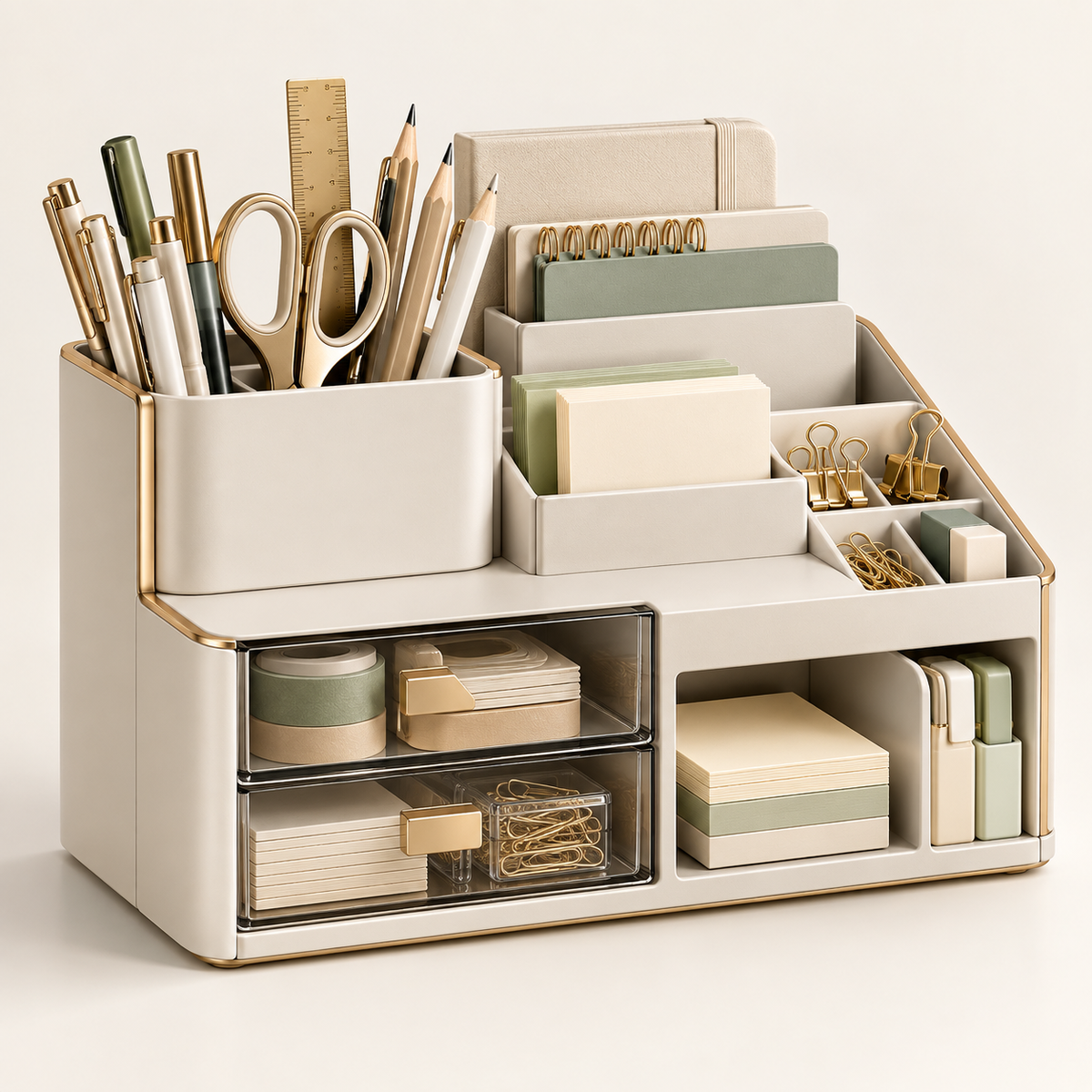 Glowverixa™ DeskNest Modular Desktop Organizer