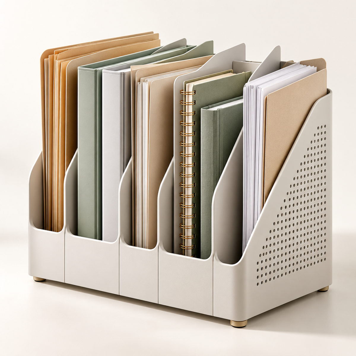 Glowverixa™ FileArc Vertical Document Organizer